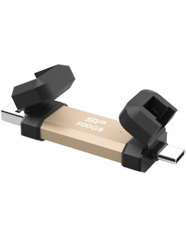 Silicon Power UC3S72 500GB, USB3.2 Gen2,DS72,Gold