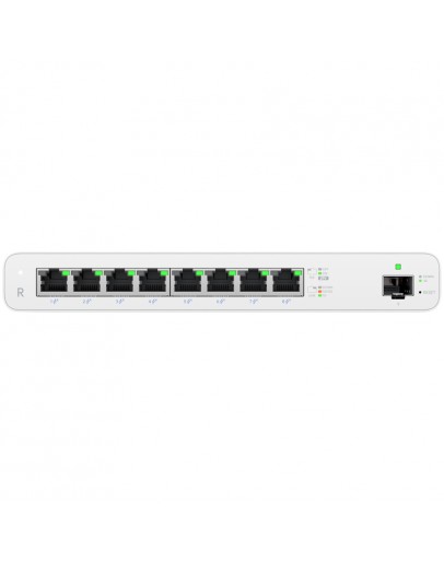 (8) GbE RJ45 ports with 27V passive PoE output