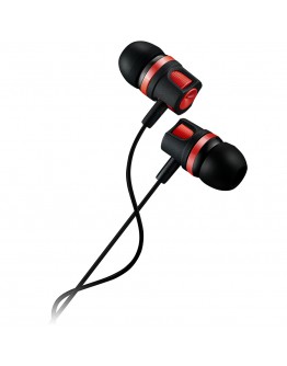 Stereo earphones with microphone, 1.2M,