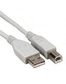 Кабел за принтер DeTech USB A - USB B, High Quality, 3.0m -18075