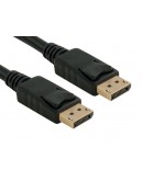 Кабел DeTech DP  DP M/M, 14+1 cooper, 3м, Черен - 18271