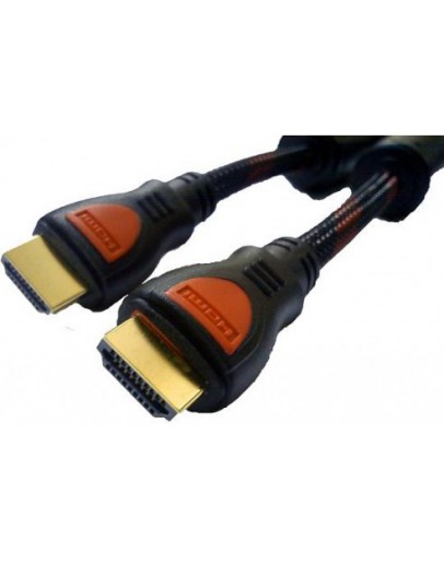 Кабел DeTech HDMI - HDMI M/М, 1.8m, С оплетка и ферит -18018