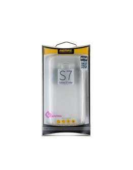 Протектор за Samsung Galaxy S7 Edge, Remax Crystal, TPU, Slim, Прозрачен - 51421