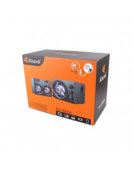 Тонколони Kisonli TM-8000A, Bluetooth, 5W+3W*2, USB, Различни цветове - 22112