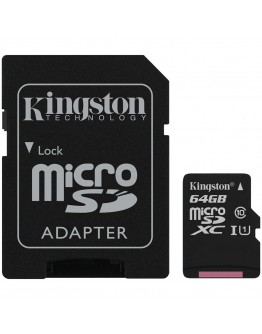 Kingston 64GB micSDXC Canvas Select Plus 100R A1