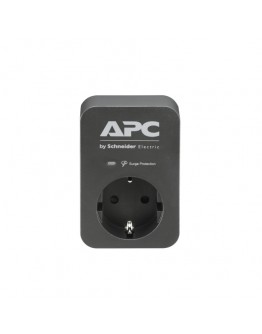 APC Essential SurgeArrest 1 Outlet Black 230V Germ