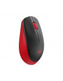 Logitech M190 Full-size wireless mouse - RED - 2.4