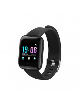 Смарт часовник No brand D13, 36mm, Bluetooth, IP67, Черен - 73052