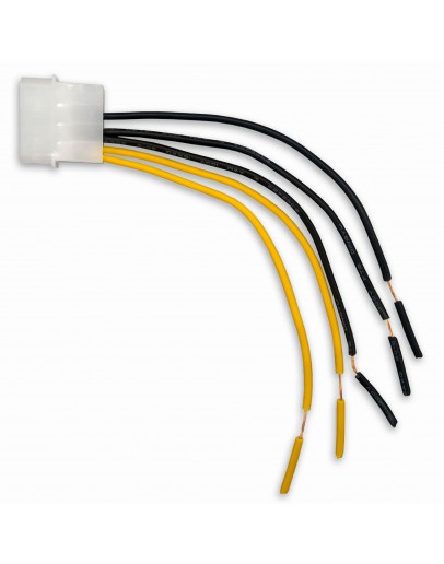 Makki кабел Cable Male Molex -> wires 2x12V 3xGround