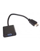 VCom Адаптер Adapter HDMI M to VGA F - CG591-B-0.15m