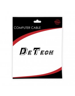 Оптичен пач кабел DeTech, SC-LC, UPC, Singlemode, Duplex, 5.0м, Жълт - 18328