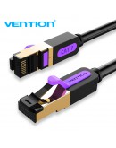 Vention Кабел LAN SSTP Cat.7 Patch Cable - 0.5M Black 10Gbps - ICDBD