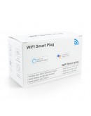 Смарт контакт No brand PST-LSPA2, 2xUSB F, 220V, 10A, Wi-Fi, Tuya Smart, Бял - 91018