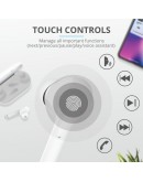 TRUST Nika Touch Bluetooth Earphones White