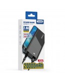 Преносима батерия Yookie YO9, 20000mAh, Различни цветове - 87064