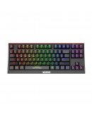 Marvo безжична механична геймърска клавиатура Wireless Gaming Mechanical keyboard KG953W - Bluetooth 5.0, Blue switches, 87 keys TKL