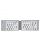 Клавиатура No brand K018, Сгъваема, Bluetooth, Бял - 6180