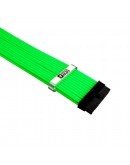 1stPlayer комплект удължителни кабели Custom Modding Cable Kit Neon Green - ATX24P, EPS, PCI-e - NGE-001