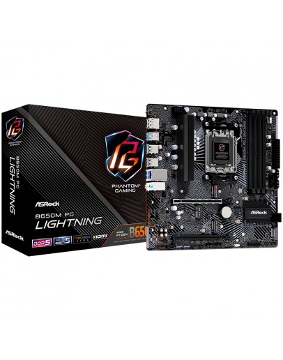 ASROCK B650 PG LIGHTNING AM5 Socket, 4x DDR5