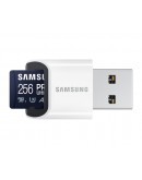 Samsung 256GB micro SD Card PRO Ultimate with USB 