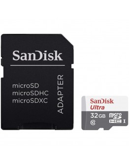 SanDisk Ultra microSDHC 32GB + SD Adapter 100MB/s