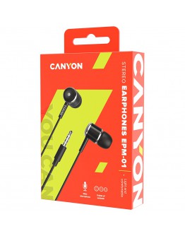 CANYON Stereo earphones with microphone,