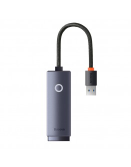 Мрежов адаптер Baseus Lite, USB към RJ45, 1000Mbps, Сив - 40392