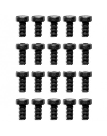 EK-Loop Hex Key Screw Set M4x8mm - Black