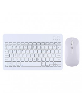 Комплект мишка и клавиатура No brand 030, Bluetooth, Бял - 6166