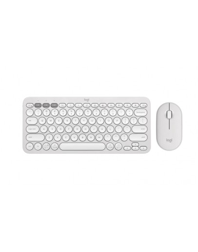 Logitech Pebble 2 Combo - TONAL WHITE - US INTL - 