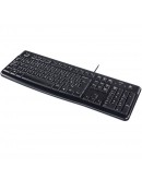 LOGITECH K120 Corded Keyboard - BLACK - USB - US