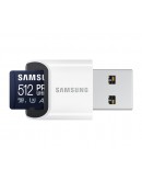 Samsung 512GB micro SD Card PRO Ultimate with USB 