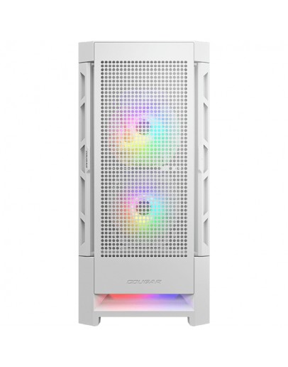 COUGAR Airface RGB White, Mid Tower, 2x 140 1x120