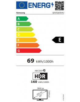 Samsung 65 65Q60D AI 4K QLED, SMART, Wireless, Net