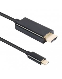 Кабел DeTech, USB-C – DP, 1.8m, 4K, 60Hz, Черен - 18396