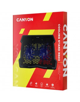CANYON cooler NS03 2Fan 2USB LED