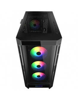 COUGAR DUOFACE PRO RGB Black, Mid Tower, 3x 120