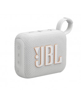 JBL GO 4 WHT Ultra-portable waterproof and dustpro