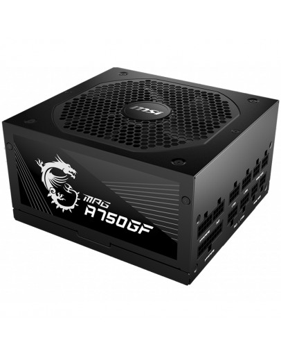 MSI MPG A750GF Power Supply 750W, 80 PLUS Gold,