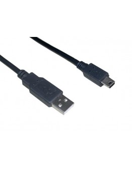 VCom Кабел USB 2.0 AM / Mini USB 5pin - CU215-1.5m