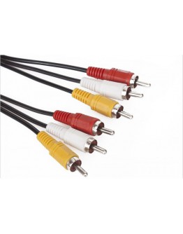 VCom кабел RCA 3x M / RCA 3x M - CV033-1.8m