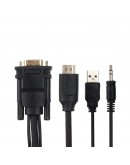 VCom кабел VGA M / HDMI M - CG493A-1.8m