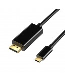 VCom кабел Cable Type-C to DisplayPort - 8K Black - CU422C-1.8m