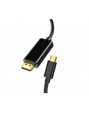 VCom кабел Cable Type-C to DisplayPort - 8K Black - CU422C-1.8m