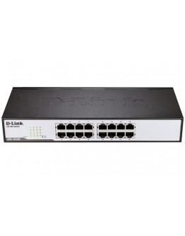 D-Link 16-Port 10/100Mbps Fast Ethernet Unmanaged 