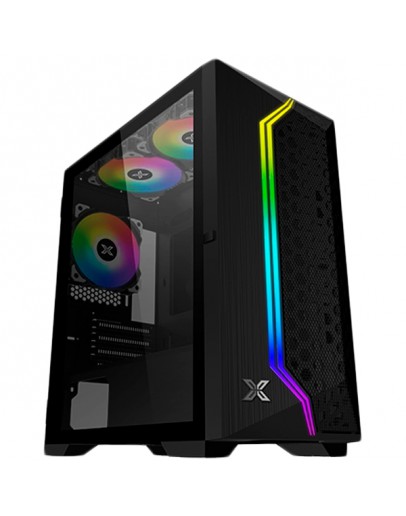 Xigmatek Gemini II EN48649, Black, MATX/