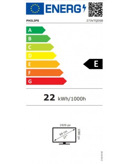 Монитор Philips 273V7QDSB, 27 IPS WLED, 1920x1080@75Hz, 4m