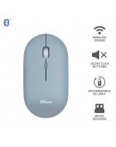 TRUST Puck Wireless & BT Rechargeable Mouse Blue