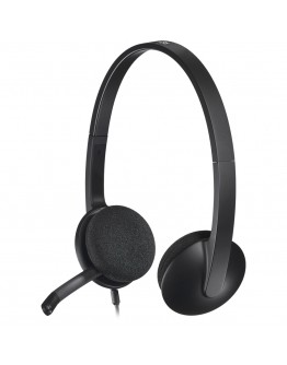 LOGITECH H340 Corded Headset - BLACK -