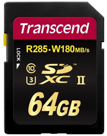 Transcend 64GB SDXC Class3 UHS-II Card